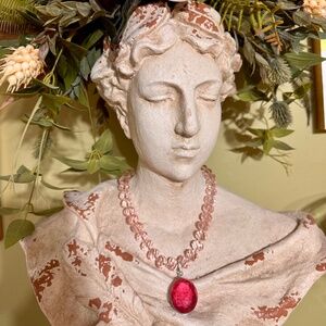 Rockstar in Rome pink chandelier crystal clear be jkace with watermelon pendant